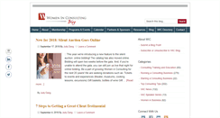 Desktop Screenshot of blog.womeninconsulting.org