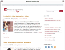 Tablet Screenshot of blog.womeninconsulting.org